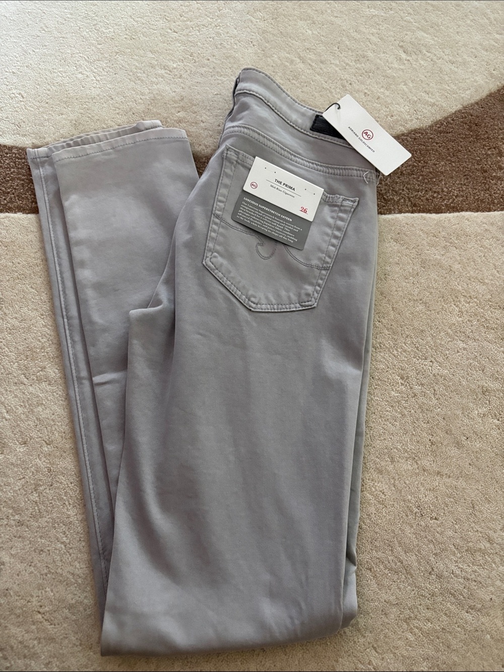 AG Adriano Goldschmied Skinny Jeans - Light Gray